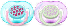 Avent Klasik Ortodontik Emzik 6-18ay 2'li Renkli Tasarım