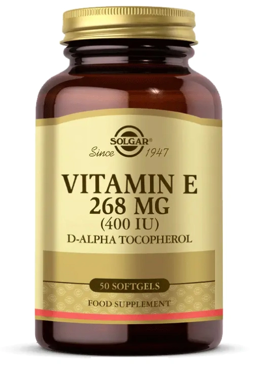 Solgar Vitamin E 400 IU 268mg 50 Kapsül