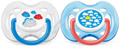Avent  0-6 ay Desenli 2'li Renkli Tasarım