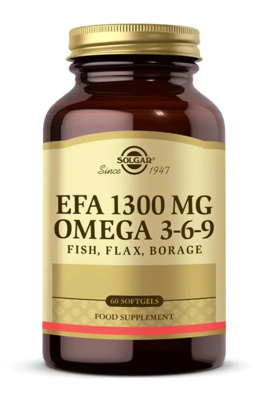 Solgar Omega 3-6-9 EFA 1300mg 60 Kapsül
