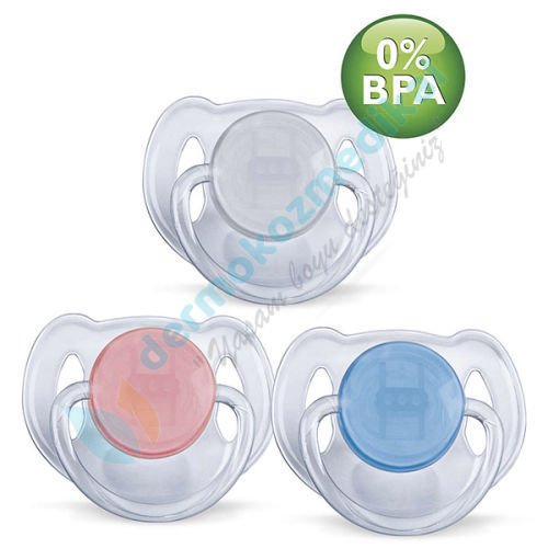 Avent Klasik Ortodontik Emzik 0-6ay 2'li Şeffaf