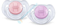 Avent Klasik Ortodontik Emzik 0-6ay 2'li Şeffaf