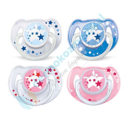 Avent Gece Emziği 6-18ay İkili Scf176/24