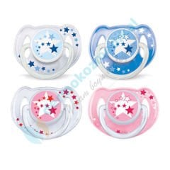 Avent Gece Emziği 6-18ay İkili Scf176/24