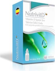 NutrivitD 20ml D Vitamini İçeren Sıvı Takviye Edici Gıda.