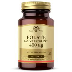 Solgar Folate As Metafolin 400 mg 50 Kapsül