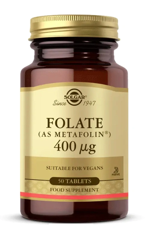 Solgar Folate As Metafolin 400 mg 50 Kapsül