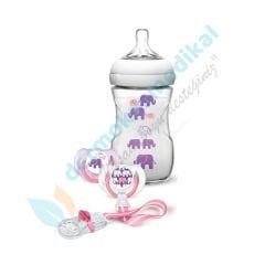 Avent Desenli Hediye Seti Kız Scd628