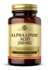 Solgar Alpha Lipoic Acid 200 mg 50 Kapsül
