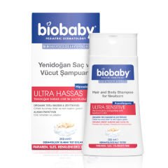 BioBaby Yenidoğan Saç ve Vücut Şampuanı 200 ml