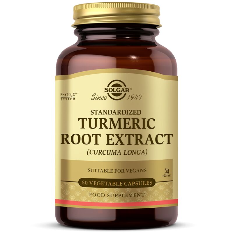 Solgar Turmeric Root Extract 60 Kapsül