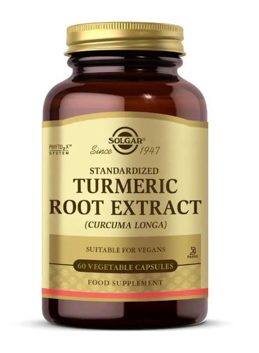 Solgar Turmeric Root Extract 60 Kapsül
