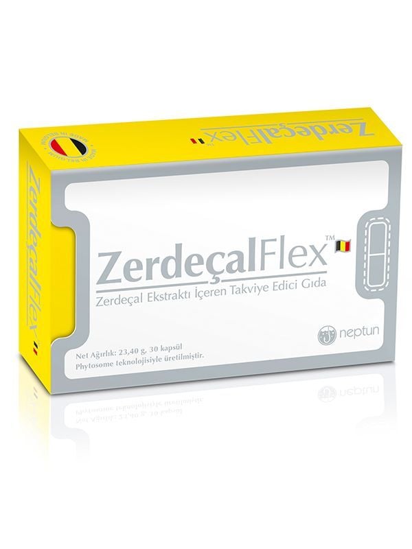 ZerdeçalFlex 30 Kapsül Zerdeçal Ekstratı İçeren Takviye Edici Gıda