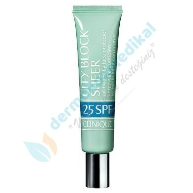 Clinique City Block Sheer Yağsız Güneş Koruyucu SPF 25 40ml
