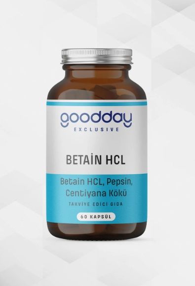 Goodday Betain HCL Pepsin 60 Kapsül