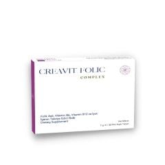 CreaVit Folic Complex Folik Asit 30 Tablet