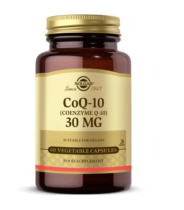 Solgar Coenzyme Q-10 30 mg 60 Kapsül Antioksidan
