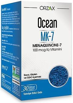 Orzax Ocean MK 7 Menaquınone-7 100 Mcg 30 Kapsül