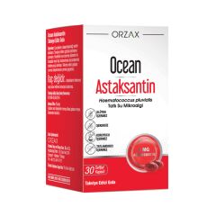 Orzax Ocean Astaksantin Doğal Antioksidan 30 Kapsül