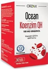 Orzax Ocean Koenzim QH 100 mg 30 Kapsül