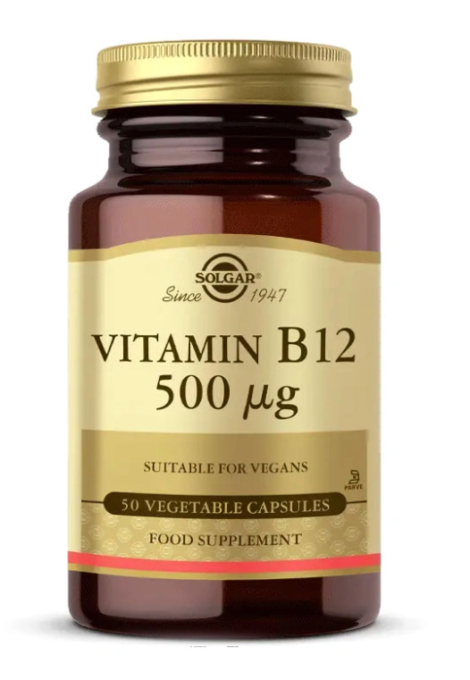 Solgar Vitamin B12 500 mcg 50 Kapsül