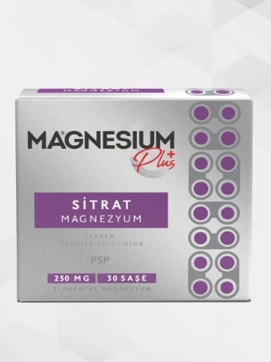 Goodday Magnesium Plus S (Magnezyum Sitrat) & P5P 30 Saşe