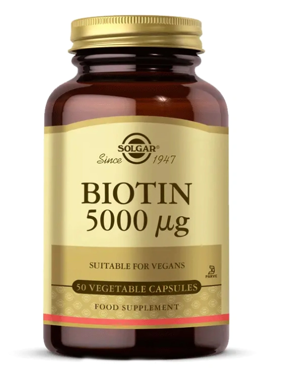 Solgar Biotin 5000 mcg 50 Kapsül
