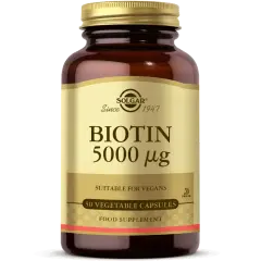 Solgar Biotin 5000 mcg 50 Kapsül