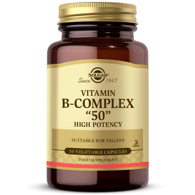 Solgar Vitamin B Complex 50 Bitkisel 50 Kapsül