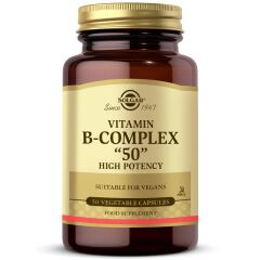 Solgar Vitamin B Complex 50 Bitkisel 50 Kapsül
