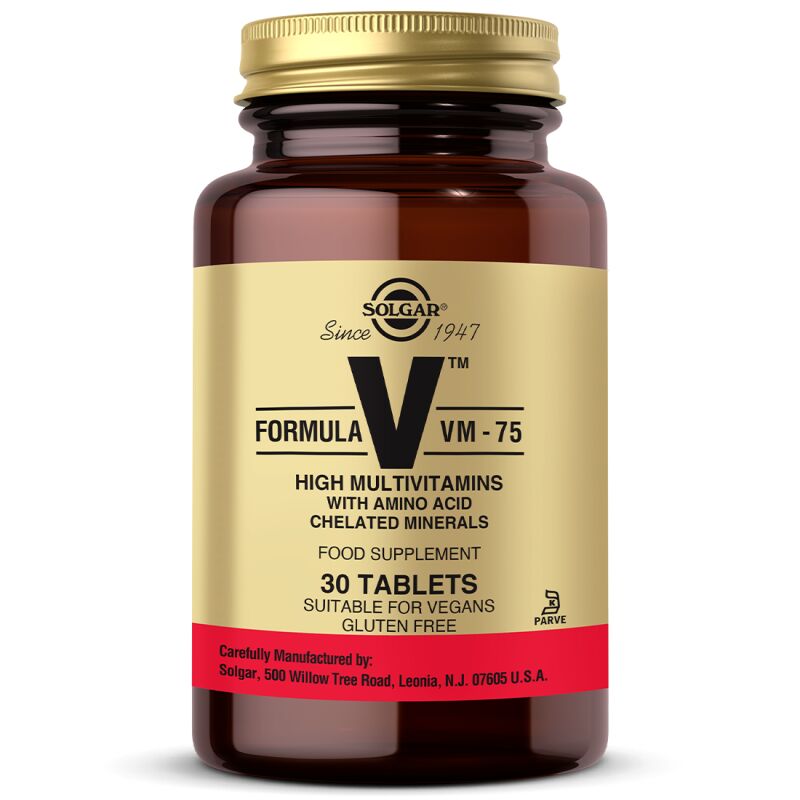 Solgar VM 75 30 Tablet Multivitamin
