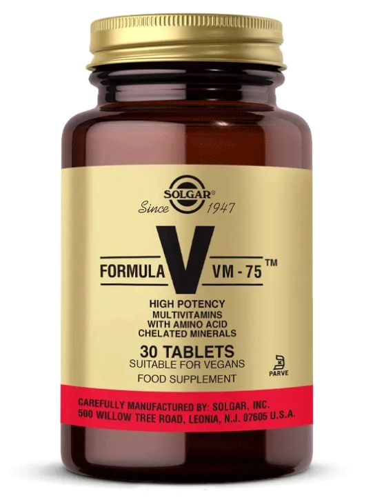 Solgar VM 75 30 Tablet Multivitamin