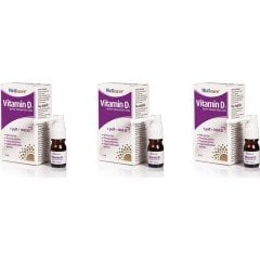Wellcare Vitamin D3 1000IU 5 ml Sprey 3'lü