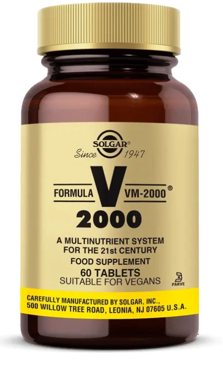 Solgar VM 2000 60 Tablet Multivitamin