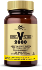Solgar VM 2000 60 Tablet Multivitamin