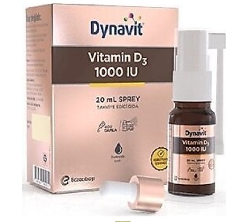 Dynavit Vitamin D3 1000IU Sprey 20 ml