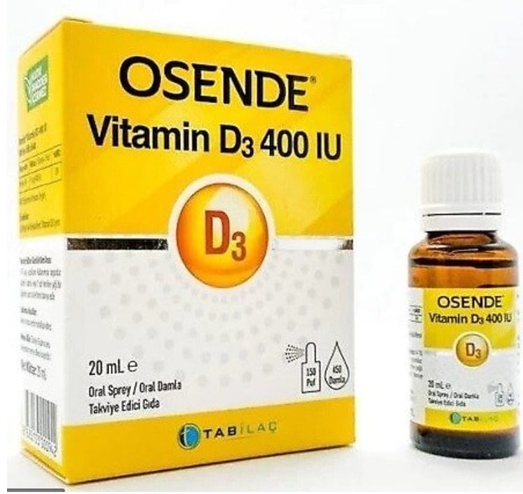 Osende Vitamin D3 400IU Damla Sprey 20 ml