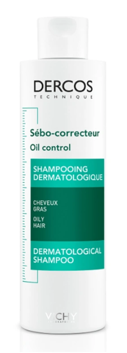Vichy Dercos Oil Control Treatment Shampoo 200 ML - Yağlanma Karşıtı Bakım Yağlı Saç Için Şampuan