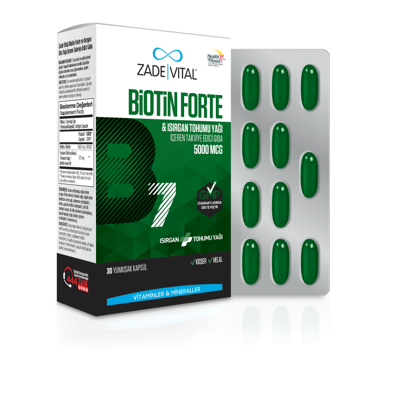 Zade Vital Biotin Forte 30 Kapsül