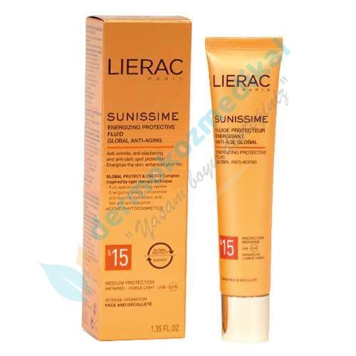Lierac Sunissime Energizing Protective Fluid Spf15 40ml
