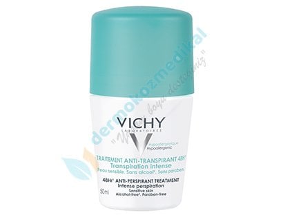 Vichy Deo Anti Transpirant Roll On Yoğun Terleme Karşıtı 48 Saat Etkili Roll On Deodorant 50 ml