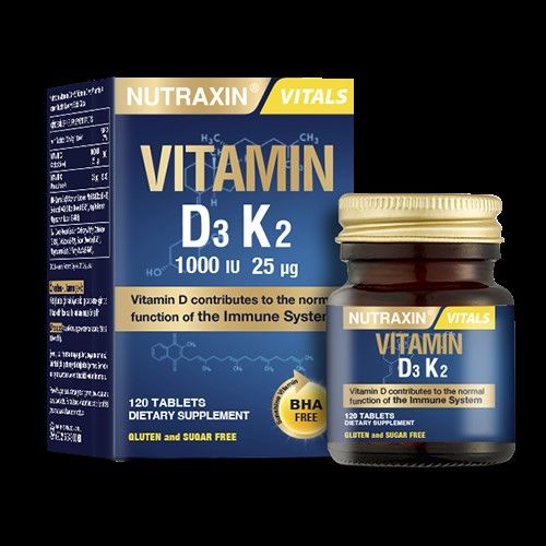 Nutraxin D3K2 Vitamin 120 Tablet