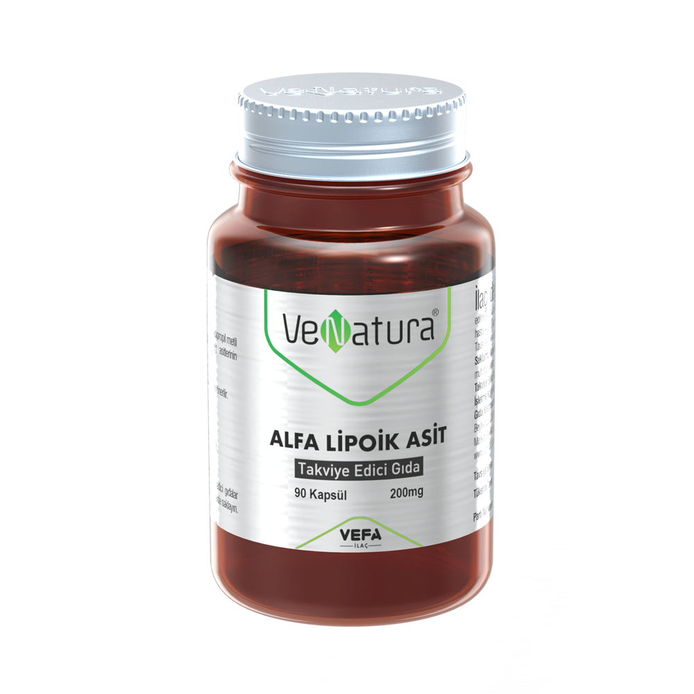 VeNatura Alfa Lipoik Asit Takviye Edici Gıda 90 Tablet