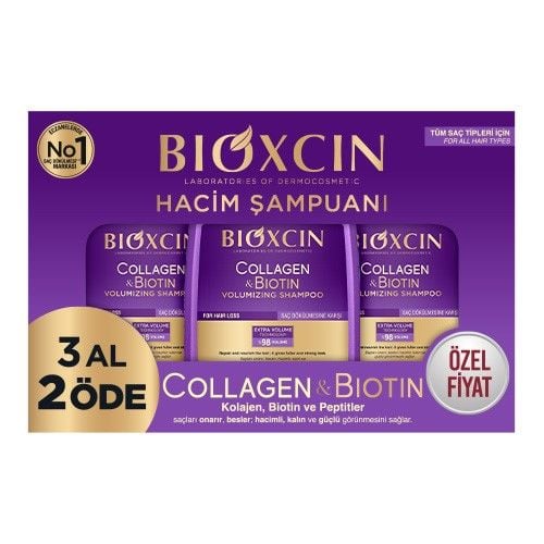 Bioxcin Collagen Biotin Şampuan 3 Al 2 Öde