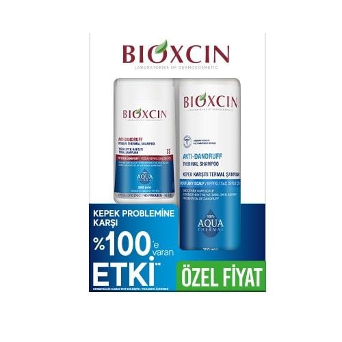 Bioxcin Aqua Thermal Kepek Önleyici Şampuan Kofre Paket