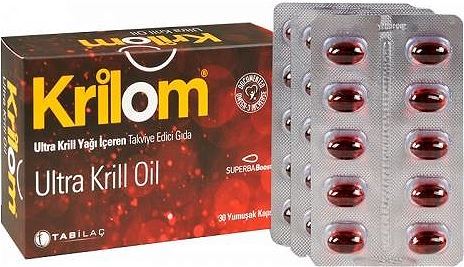 Krilom Ultra Krill Oil 30 Yumuşak Kapsül