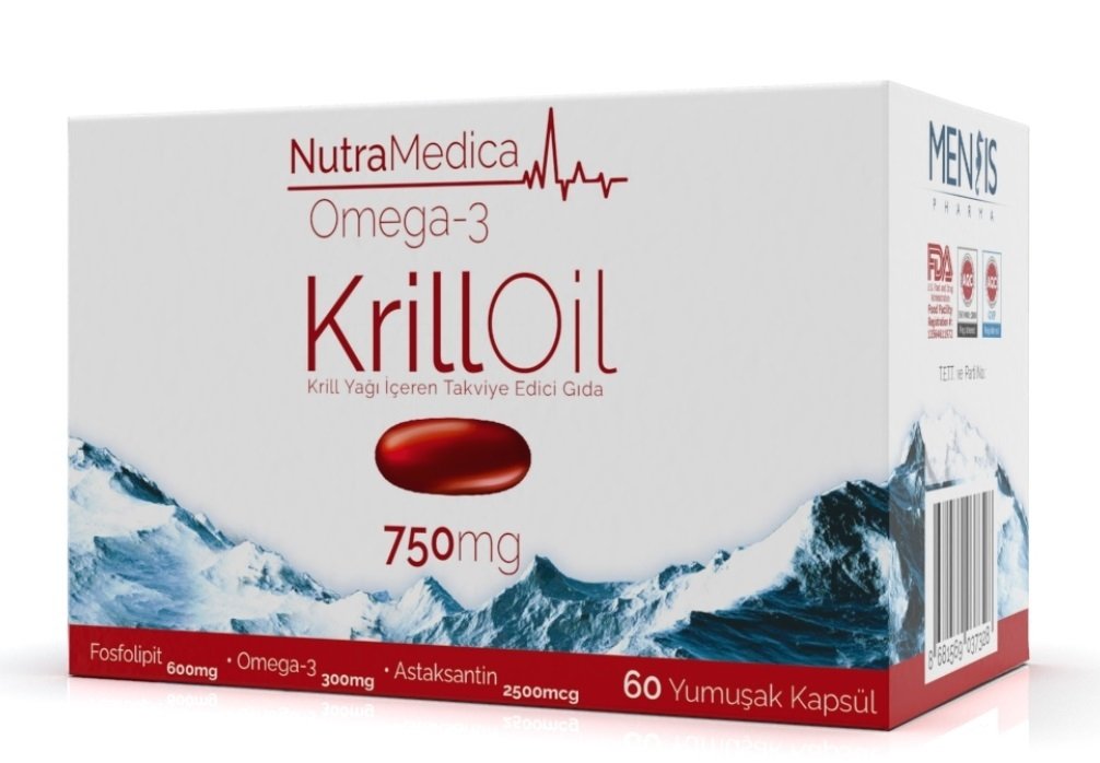 Nutramedica Omega 3 Krill Oil 750 mg 60 Kapsül