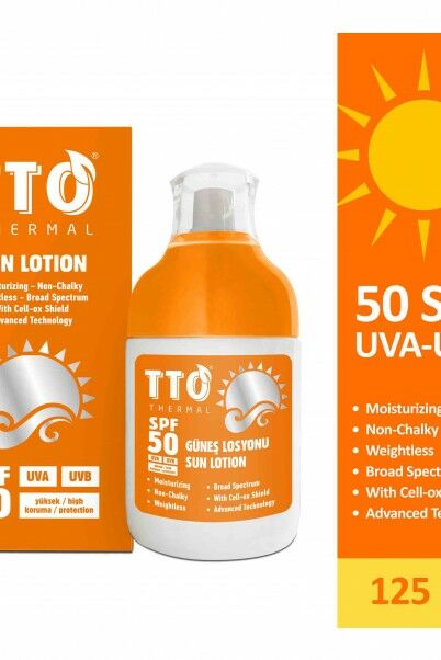 TTO Thermal Güneş Losyonu Spf50+ 125ml