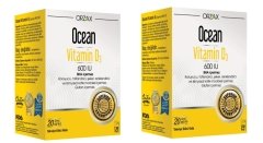 Ocean Vitamin D3 600 IU 20 ml Sprey 2'li Paket