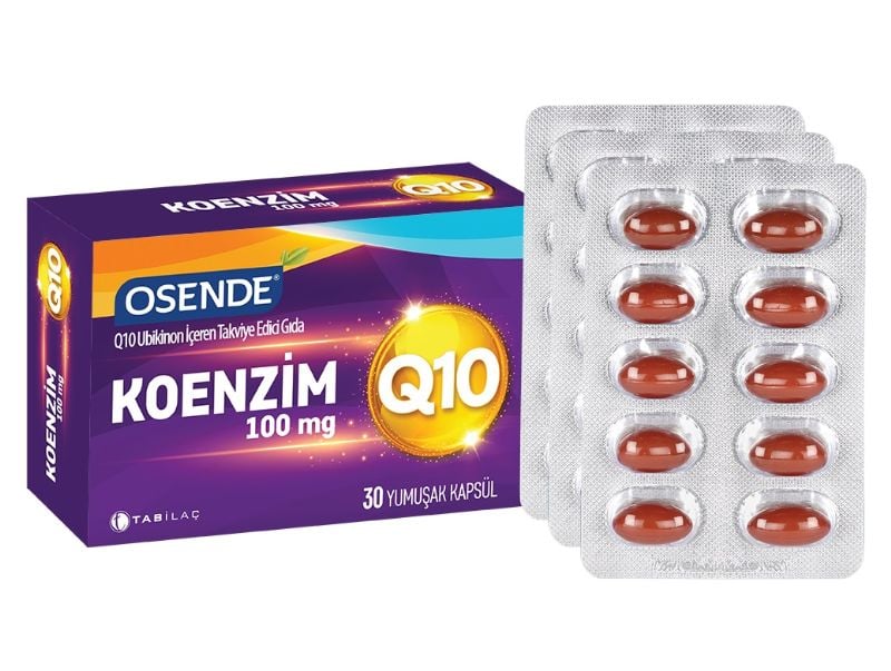 Osende Koenzim 100 mg Q10 30 Yumuşak Kapsül